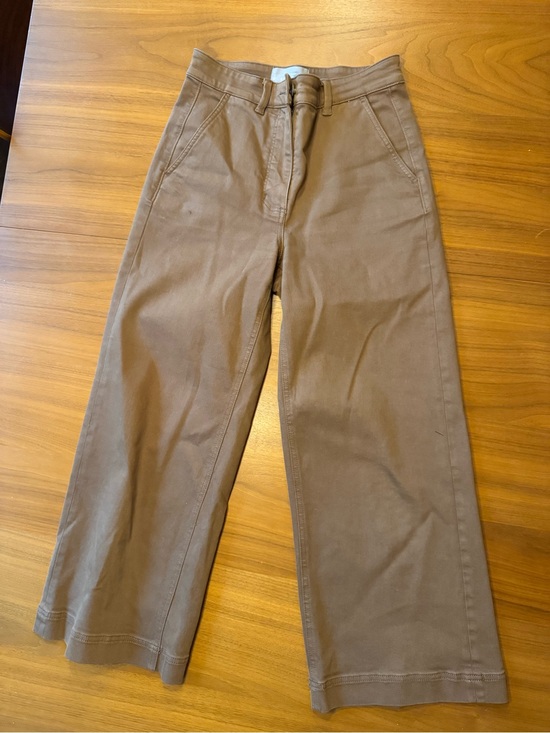 Everlane Pants - Everlane Wide-Leg Pants in Brown